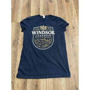The Concert Tee Shirt, Women's Size Large, Blue White Gold, Windsor Canadian